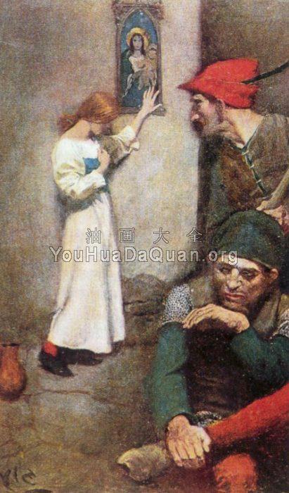 Joan of Arc in Prison - 霍华德·派尔